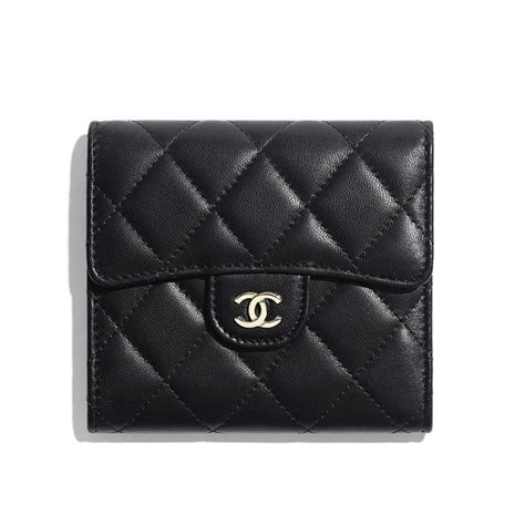 chanel classic small double wallet|Chanel classic wallet price singapore.